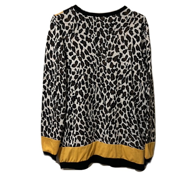 Women’s SUNSHINE & RODEOS, Part Leopard Print, Long Sleeve, Multi Colors, Small - Picture 3 of 6